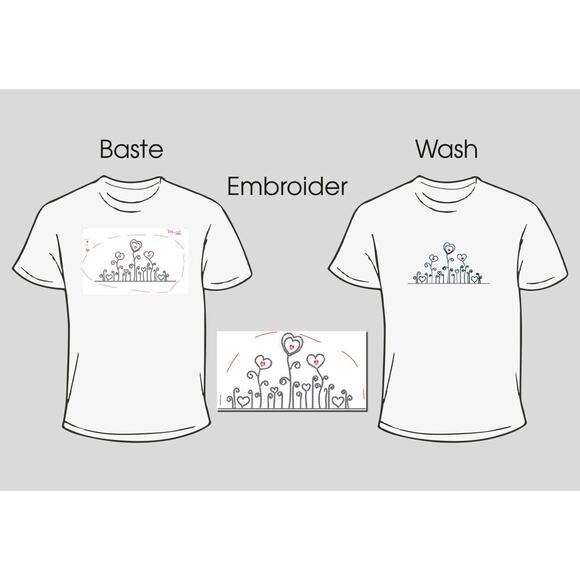 Miniart Crafts 11117-1 Floral Hearts Patch Bead Embroidery Kit For Beginners - Picture 3 of 3